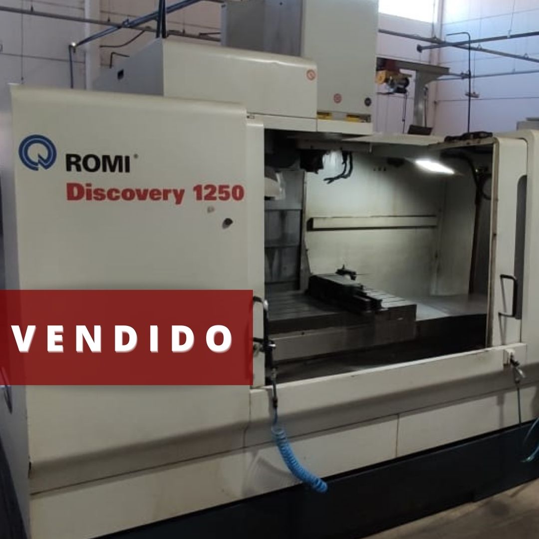 CENTRO DE USINAGEM MARCA ROMI DISCOVERY 1250 ANO 2007